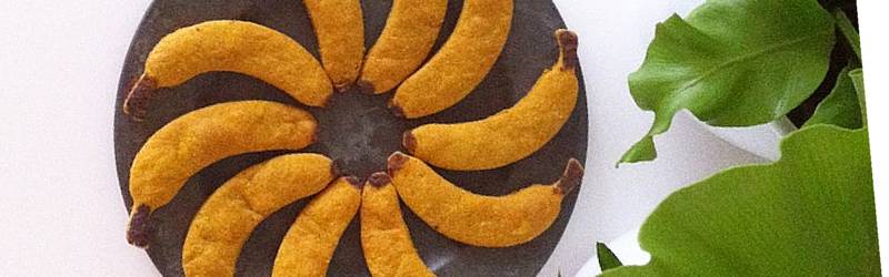 Peanut Butter and Banana Dog Cookies