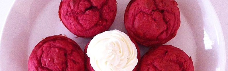 Soft Red Velvet Pupcakes